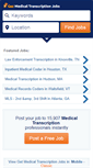 Mobile Screenshot of getmedicaltranscriptionjobs.com